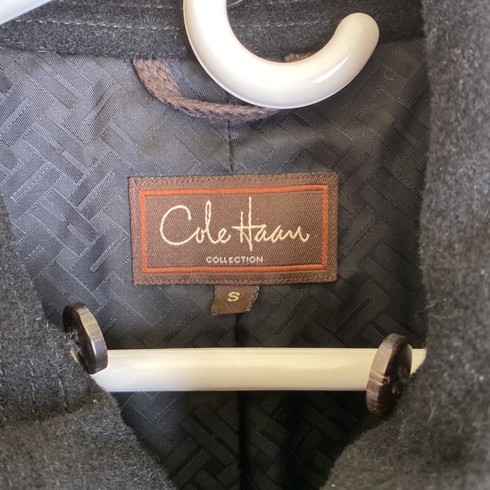 Cole Haan Collection Wool Toggle coat - Picture 2 of 5